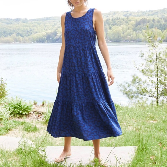 a new day Dresses & Skirts - A New Day Blue Leopard Dress